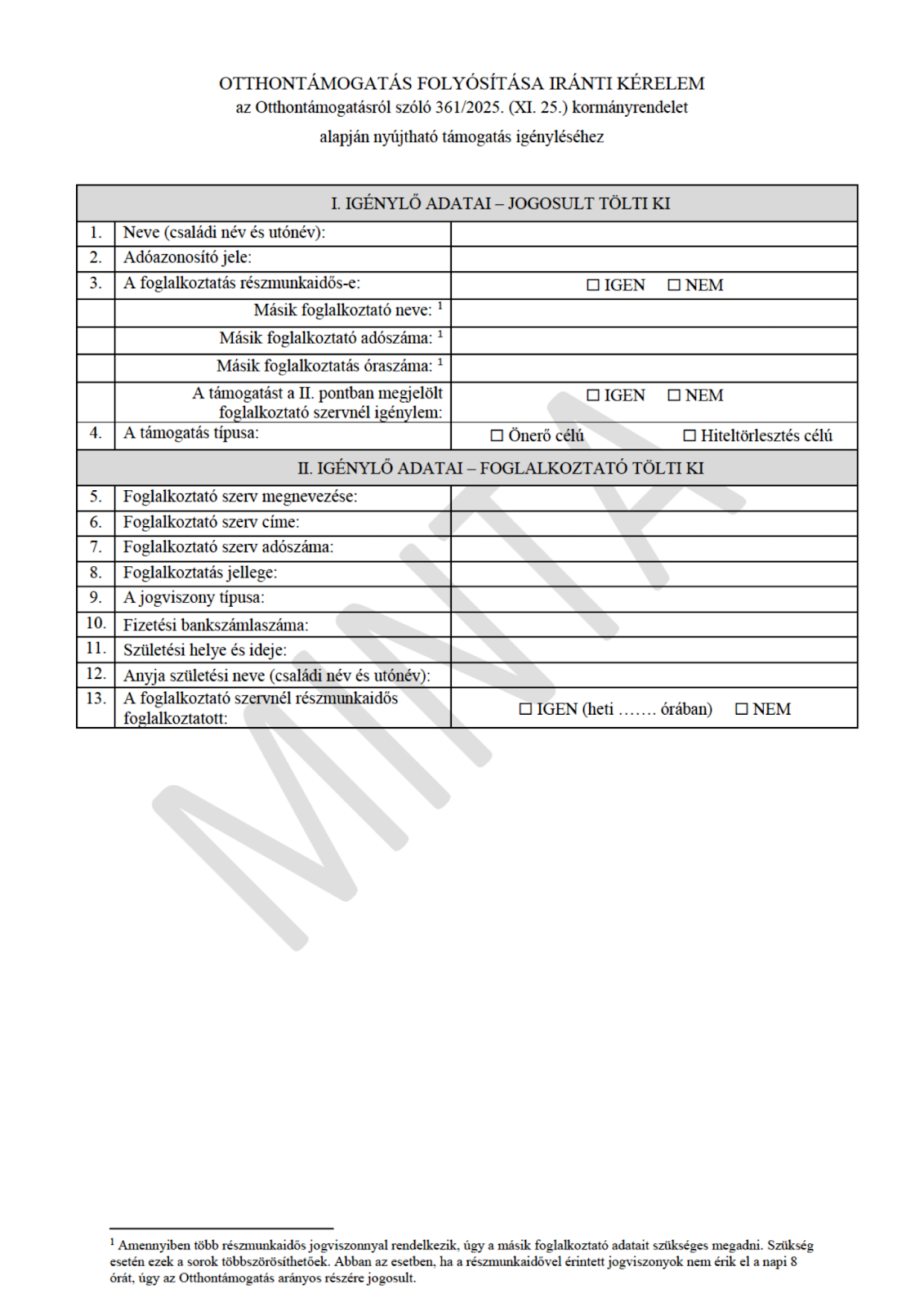 Otthontámogatás 2026: Amit a közszféra 1 millió forintos támogatásáról tudni kell