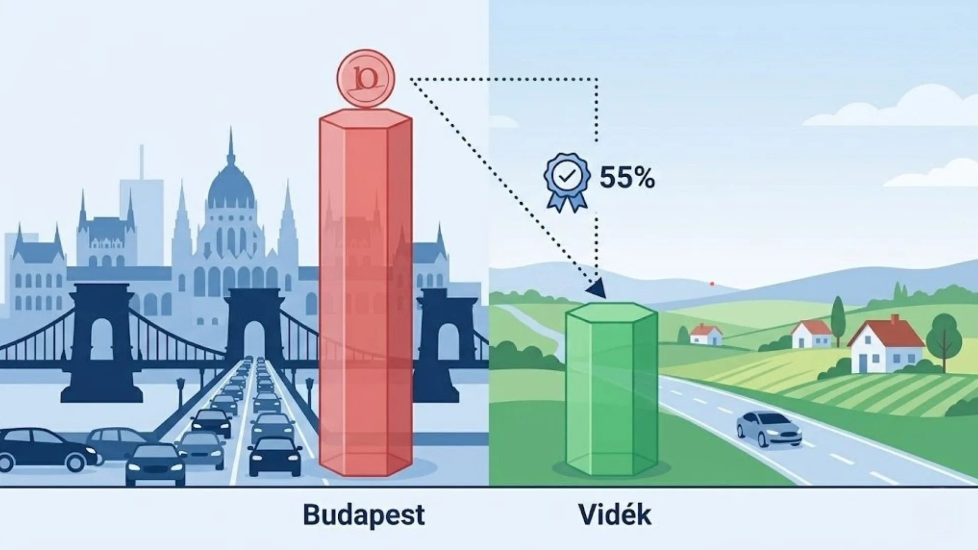 Mekkora a különbség a vidéki és a budapesti kötelező biztosítás díjak tekintetében?